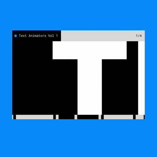 Text Animators Vol 1