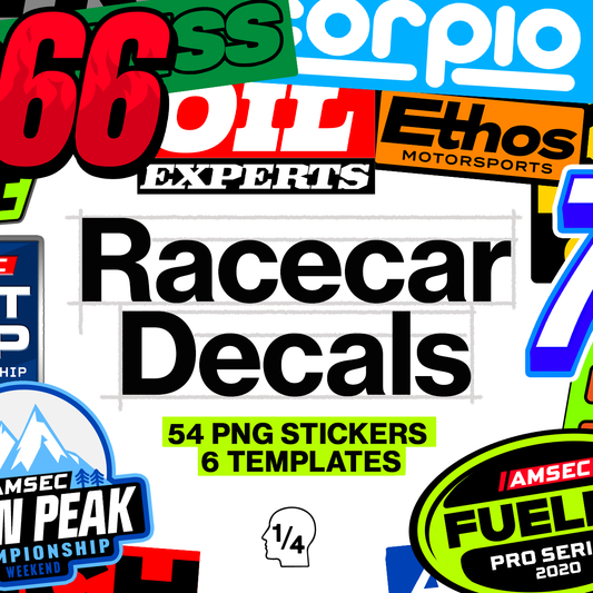 Racecar Decals