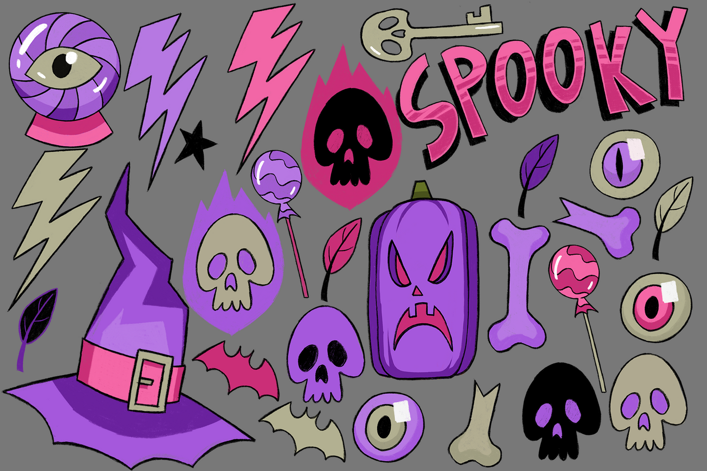 SPOOKY Illustrations