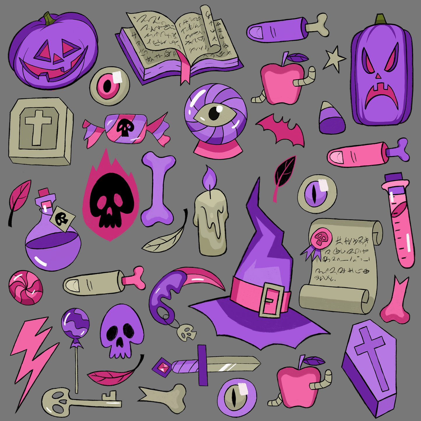 SPOOKY Illustrations
