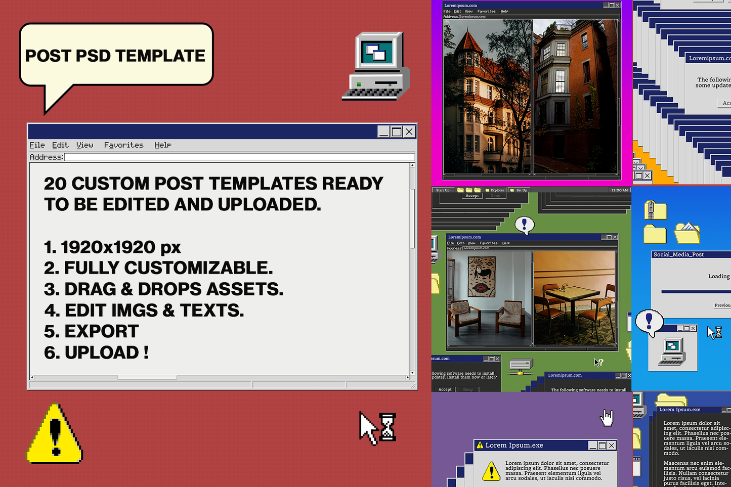 Retro UI Templates