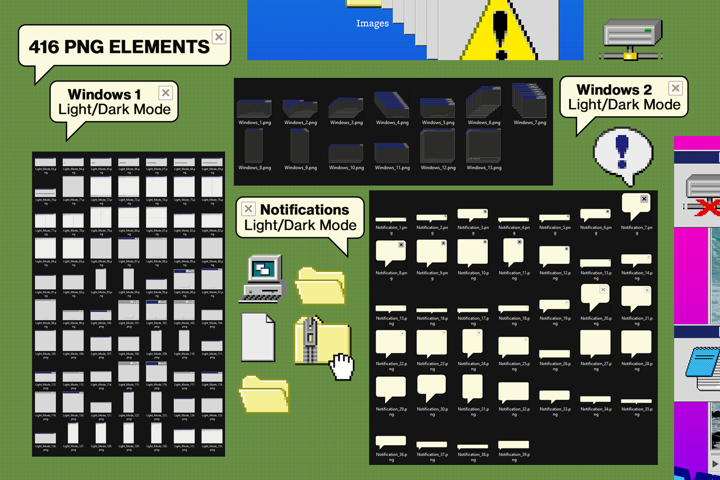 Retro UI Templates