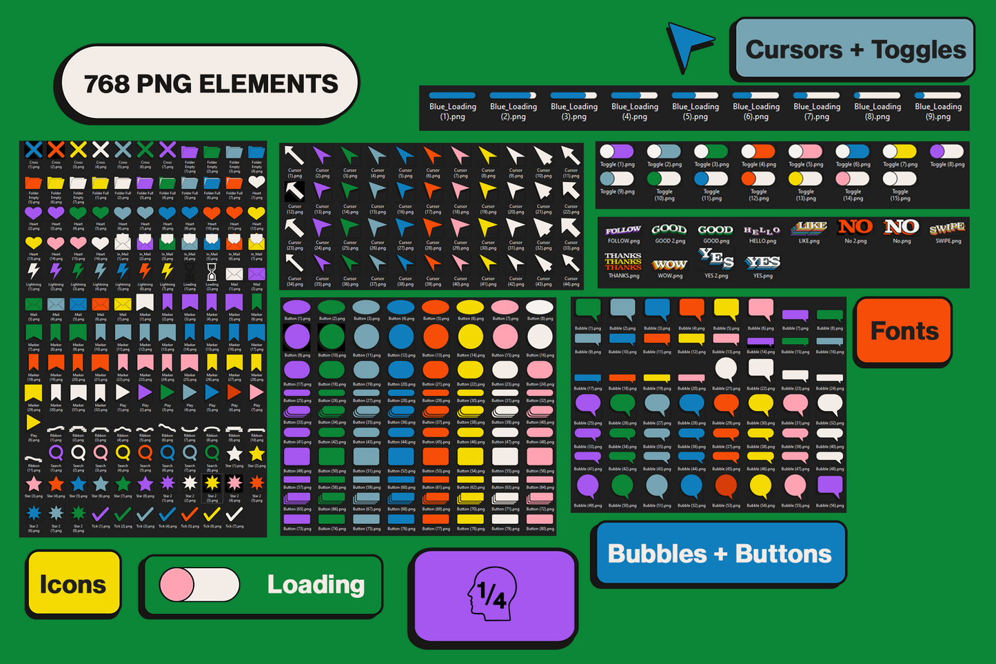 NEUBRUTALISM Elements + Templates
