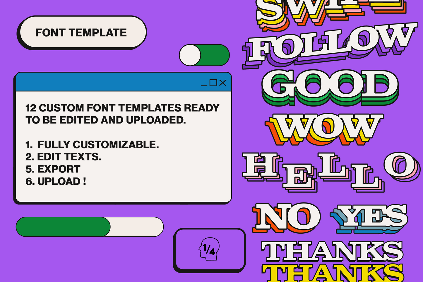 NEUBRUTALISM Elements + Templates