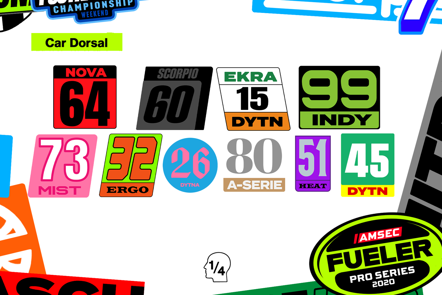 Racecar Decals
