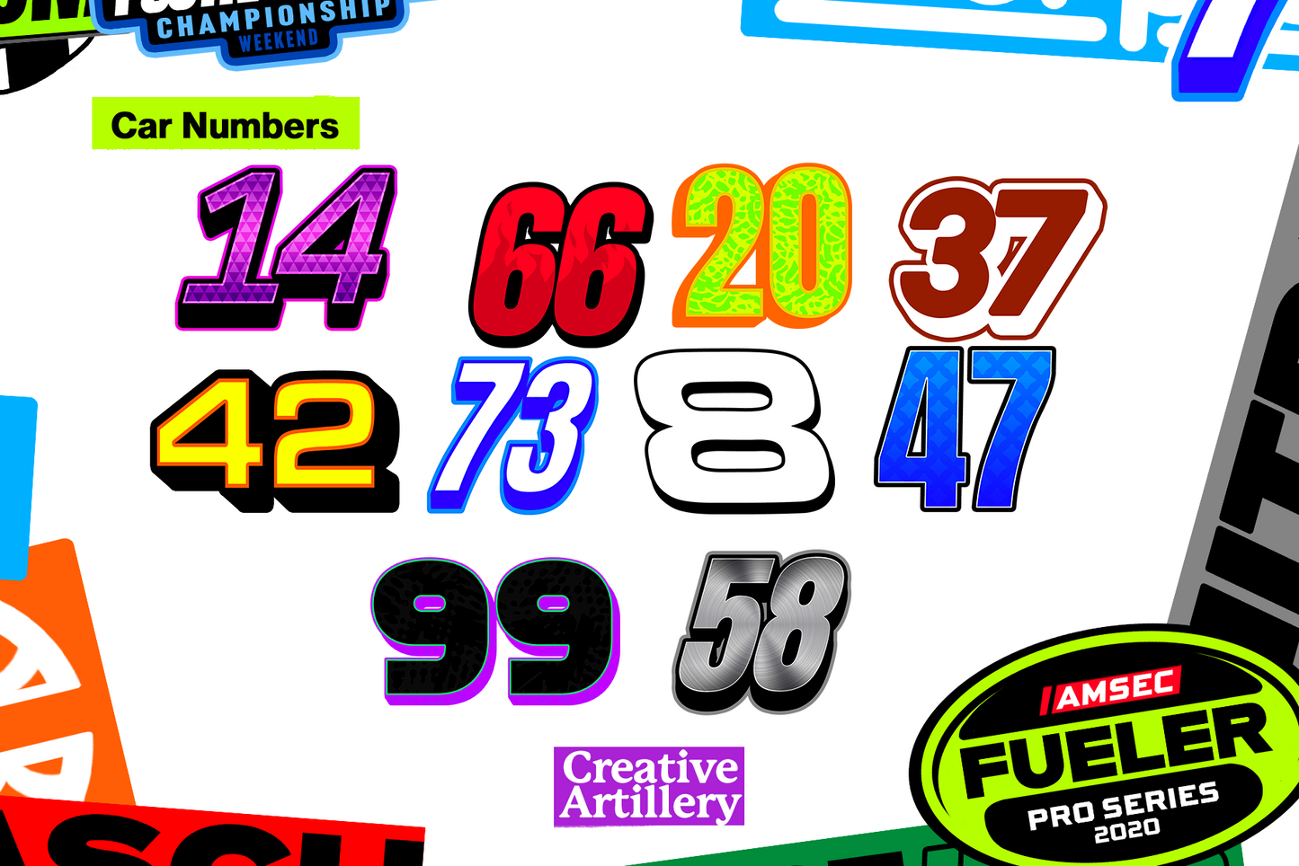 Racecar Decals