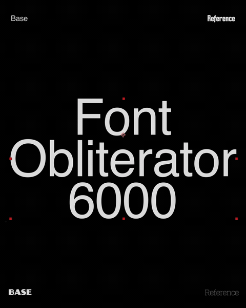 Font Obliterator 6000